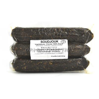 SOUDJOUK PUR BOEUF ROND 3 KG (environ)