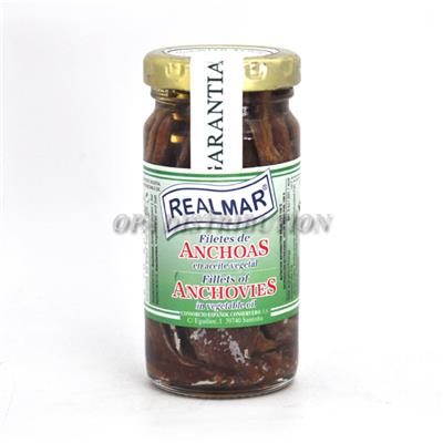 ANCHOIS A L'HUILE REAL MAR 100 G