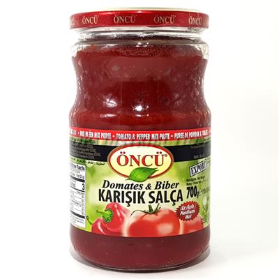 PURÉE DE POIVRON & TOMATE ÖNCÜ 720 CC