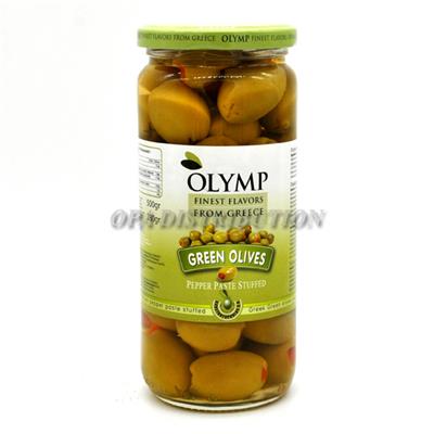 OLIVE FARCIE POIVRON OLYMP 500 ML