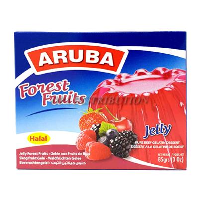 PRÉPARATION POUR GELÉE GOÛT FRUITS ROUGES ARUBA 85 G