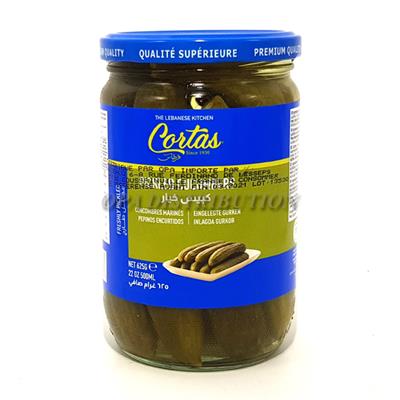 CORNICHON EN SAUMURE CORTAS 625 G