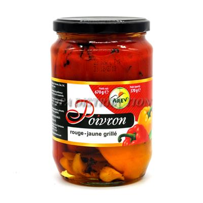 POIVRON ROUGE ET JAUNE AREV 720 ML