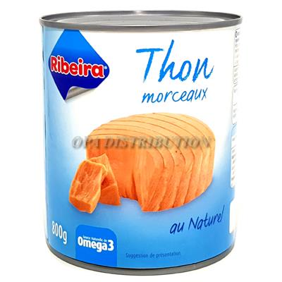 THON ENTIER AU NATUREL RIBEIRA 800 G