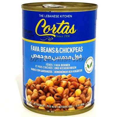 FOUL & POIS CHICHE CORTAS 400 G