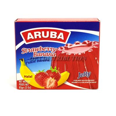 PRÉPARATION POUR GELÉE GOÛT FRAISE BANANE ARUBA 85 G