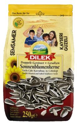 PÉPITES DE TOURNESOL GRILLÉES SALÉES DILEK 250 G